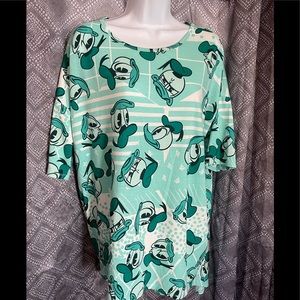 NWOT LuLaRoe Disney Irma collection Donald Duck size M
